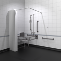 230404/GY Exposed valve Doc M shower pack stainless steel concealed fixings grey