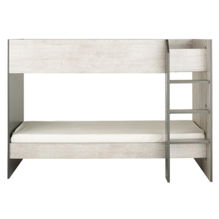Parisot Fabric Bunkbed in Grey Loft and Dark Grey