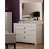World Furniture Bari High Gloss White Chest of Drawers