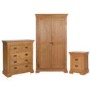 Loire Oak Farmhouse Bedroom Set