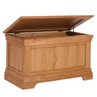 Loire Oak Farmhouse Blanket Box