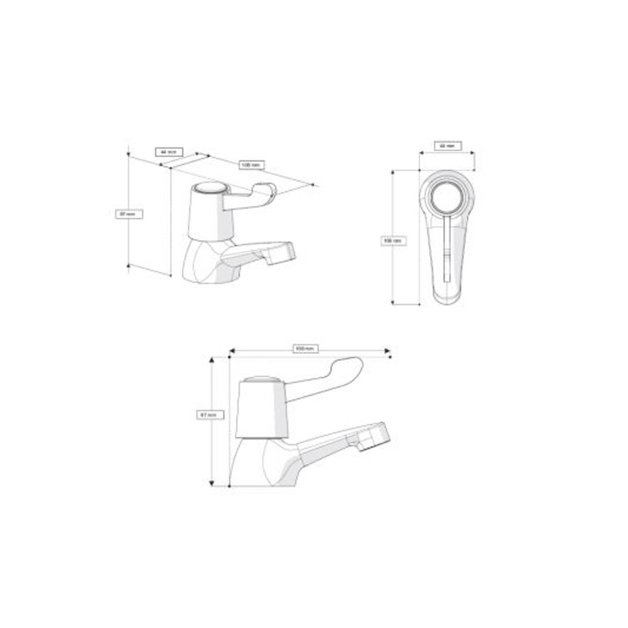 Lever Handle basin tap