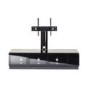MMT Diamond D1800 Black TV Cabinet with Cantilever - Up to 50 Inch