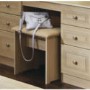 GRADE A2 - Welcome Furniture Eske Dressing Table Stool in Light Oak