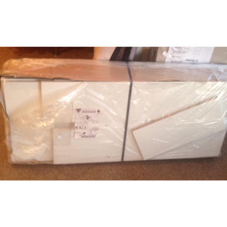 GRADE A2 - Washington 4+2 White Chest of Drawers