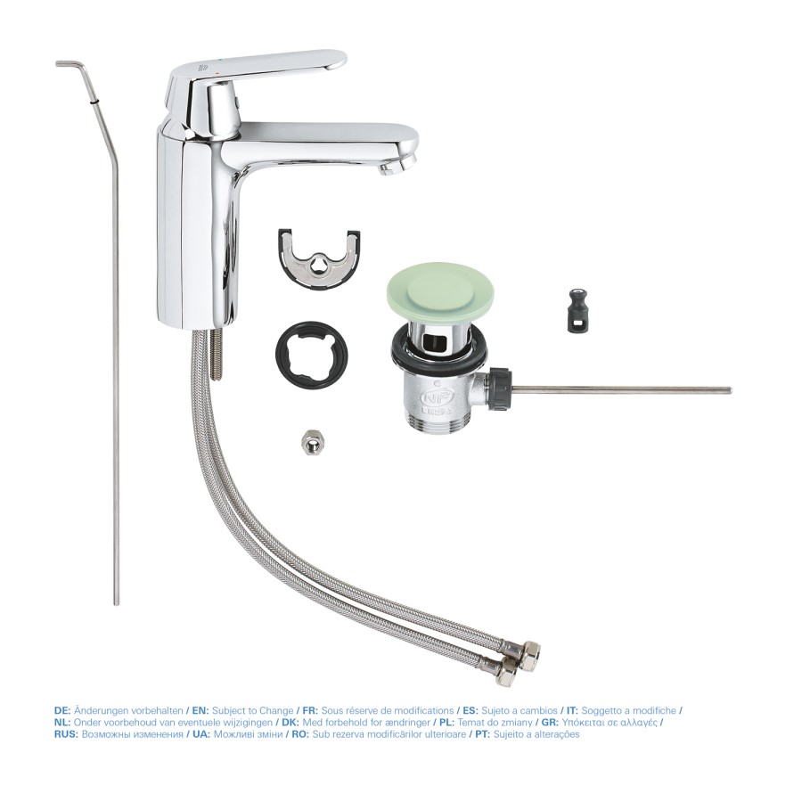 Grohe Eurosmart Cosmopolitan Basin Mixer Tap with Waste
