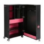 Parisot Lady Doll Box Wardrobe in Black and Raspberry