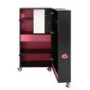 Parisot Lady Doll Box Wardrobe in Black and Raspberry