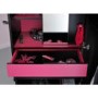 Parisot Lady Doll Box Wardrobe in Black and Raspberry