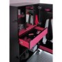 Parisot Lady Doll Box Wardrobe in Black and Raspberry