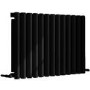 Towelrads Oxshott Black Single Panel Horizontal Radiator 600 x 975mm