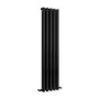 Towelrads Oxshott Black Single Panel Vertical Radiator 1800 x 375mm