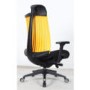 Eliza Tinsley Shard Operator Office Chair in Yellow & Black