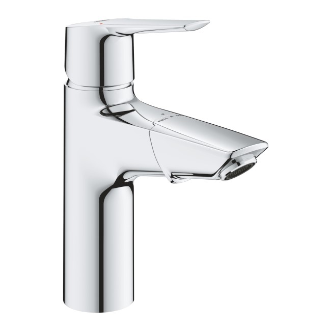 Grohe QuickFix Start Mono Basin Mixer Pull Out Spout with Waste - Chrome