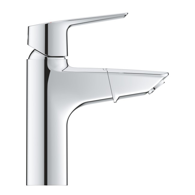 Grohe QuickFix Start Mono Basin Mixer Pull Out Spout with Waste - Chrome