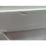GRADE A3 - French Painted 2 Seater High Back Monks Bench - cream