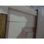 GRADE A3 - French Painted 2 Seater High Back Monks Bench - cream