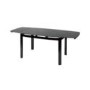 Wilkinson Furniture Inca Dining Set in Black and White with 4 Chairs