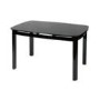 Wilkinson Furniture Inca Dining Set in Black and White with 4 Chairs