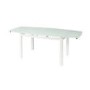 Wilkinson Furniture Inca Dining Set in White with 4 Chairs
