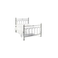 GRADE A1 -  Bentley Designs Krystal Bed in Antique Nickel - kingsize