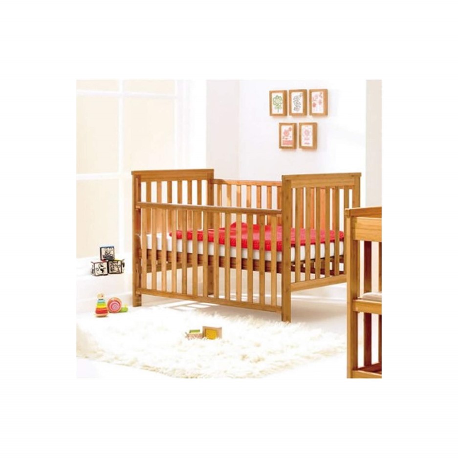 East Coast Bamboo Dropside Cot Bed Furniture123