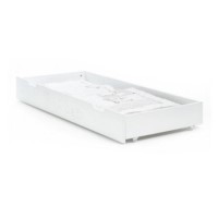 Obaby B is for Bear Cot Bed Under Drawer in White