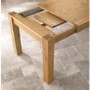GRADE A1 - Bentley Designs Lyon Oak Small Extending Dining Table - As new