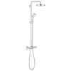 Grohe Tempesta Cosmopolitan 210 Thermostatic Mixer Bar Shower with Round Overhead &amp; Handset