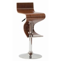 Wilkinson Furniture Contour Walnut Barstool - Pair