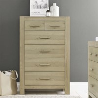 GRADE A3 - Bentley Designs Turin Aged Oak 4+2 Drawer Chest