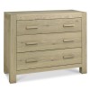 Bentley Designs Turin Oak 3 Drawer Wide Chest of Drawers