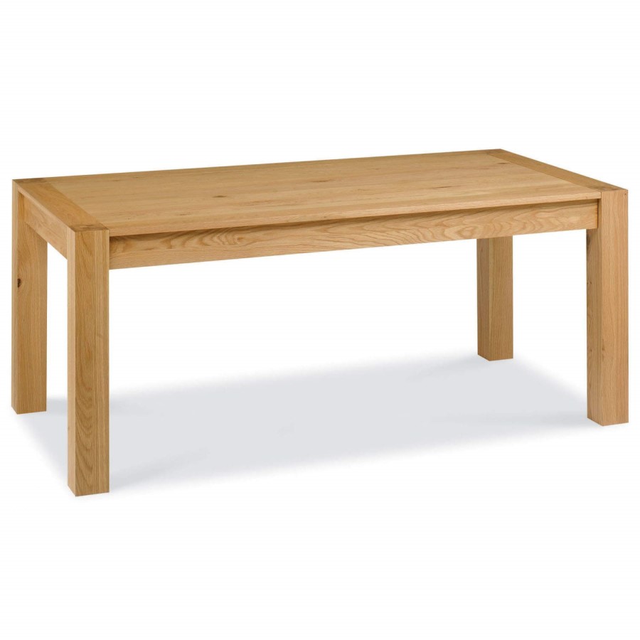 Bentley Designs Lyon Oak 6-8 Seater Extending Dining Table