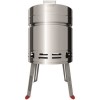 Tramontina Beer Barrel Charcoal BBQ Grill - Stainless Steel 