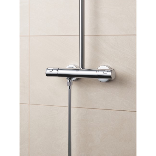 Grohe Vitalio Start Chrome Thermostatic Mixer Shower Set