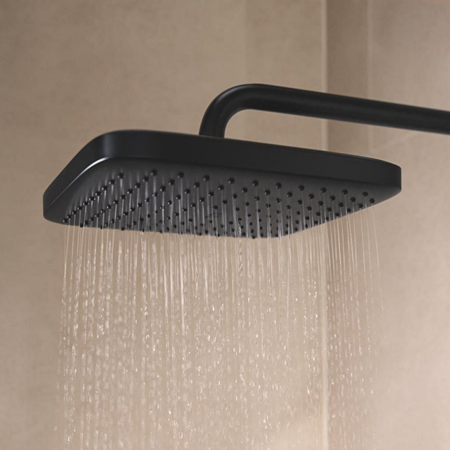 GROHE QuickFix Vitalio Comfort 250 Shower System with Thermostat Wall Mounting