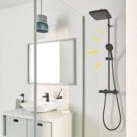 GROHE QuickFix Vitalio Comfort 250 Shower System with Thermostat Wall Mounting