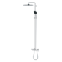 GROHE QuickFix Chrome Vitalio Comfort 250 Shower System with Bath Thermostat for Wall Mounting