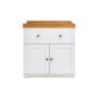 Obaby Closed Changing unit in White With Pine trim