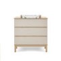 Satin Two Tone Changing Table with Drawers - Astrid - Obaby