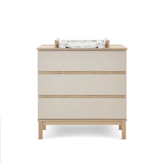 Satin Two Tone Changing Table with Drawers - Astrid - Obaby