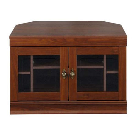 GRADE A4 - Caxton Furniture Lincoln Corner TV Unit in Cherry
