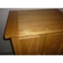 GRADE A2  - Ruddiman Furniture Chesterfield Ash Gull Wing CD Storage Cabinet