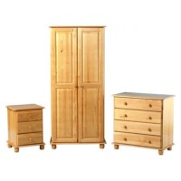 Clearance - Seconique Sol Pine Bedroom Set - Minor Cosmetic Damage