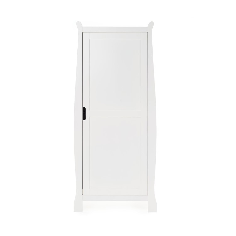 Stamford Single Wardrobe in White - Obaby