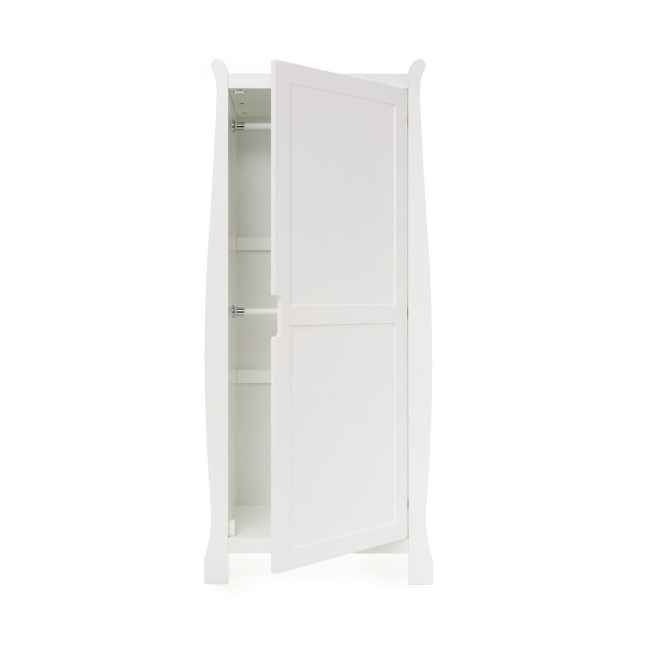 Stamford Single Wardrobe in White - Obaby