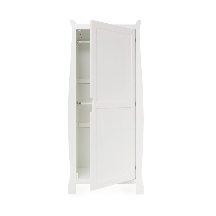 Stamford Single Wardrobe in White - Obaby