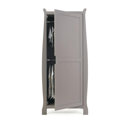 Stamford Single Wardrobe in Taupe Grey - Obaby