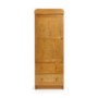 Obaby Tiny Tatty Teddy Single Wardrobe in Country Pine