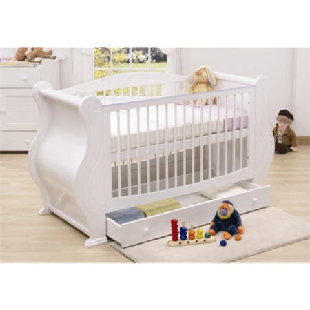 tutti bambini louis cot bed walnut